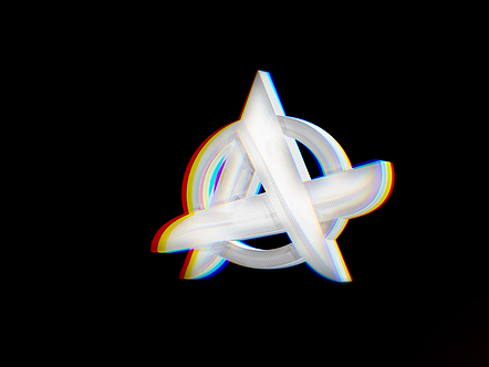 AE模板|独特深色背景彩色动态标志LOGO演绎广告片头