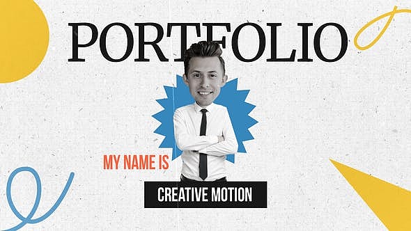 AE模板|创意作品集展示宣传排版设计动效动画开场片头