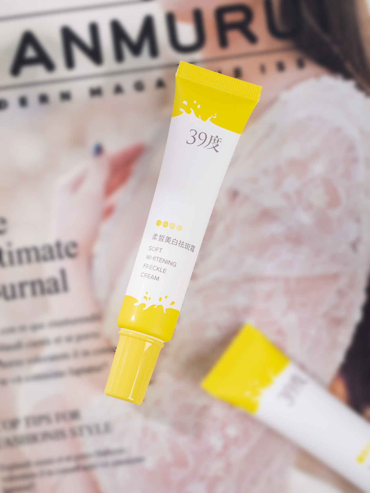 有间|39度柔皙美白祛斑霜39度军献祛痘修护膏