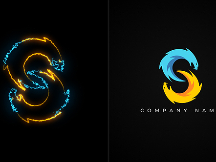 AE模板|简单活力新风格动态企业标志LOGO演绎动画片头