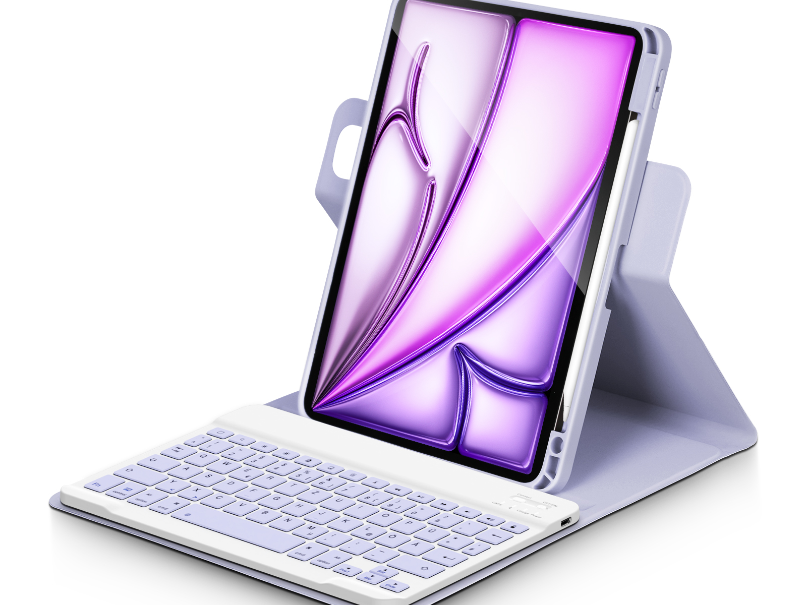 iPad皮套+键盘（紫色套装）