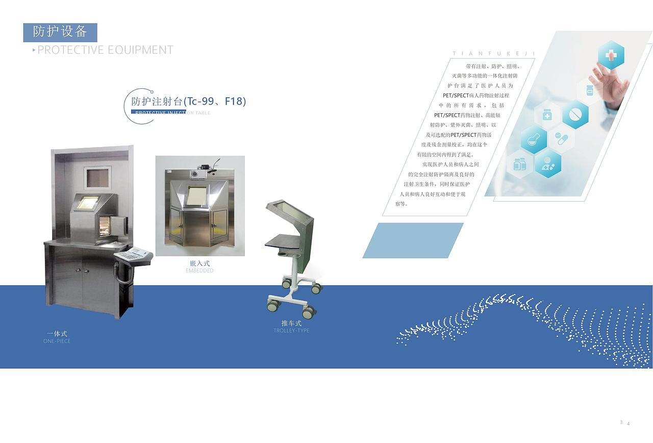 医疗行业产品册、单页等