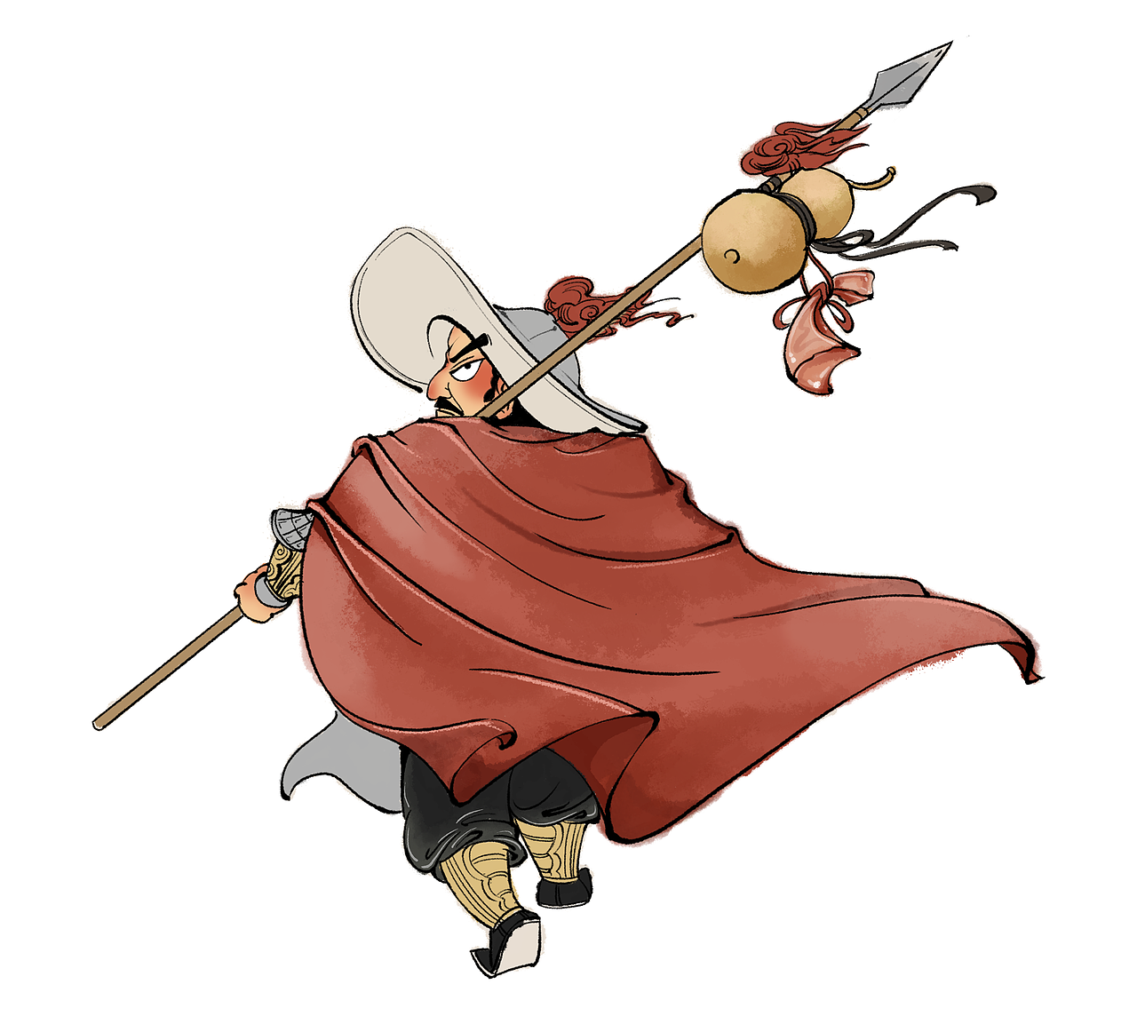 怎样画一个有趣的林冲？-原创插画（图ZMzcyMDAzMzEy） - 创作习作 - 站酷设计师LICHEN黎辰原创素材 - 站酷ZCOOL