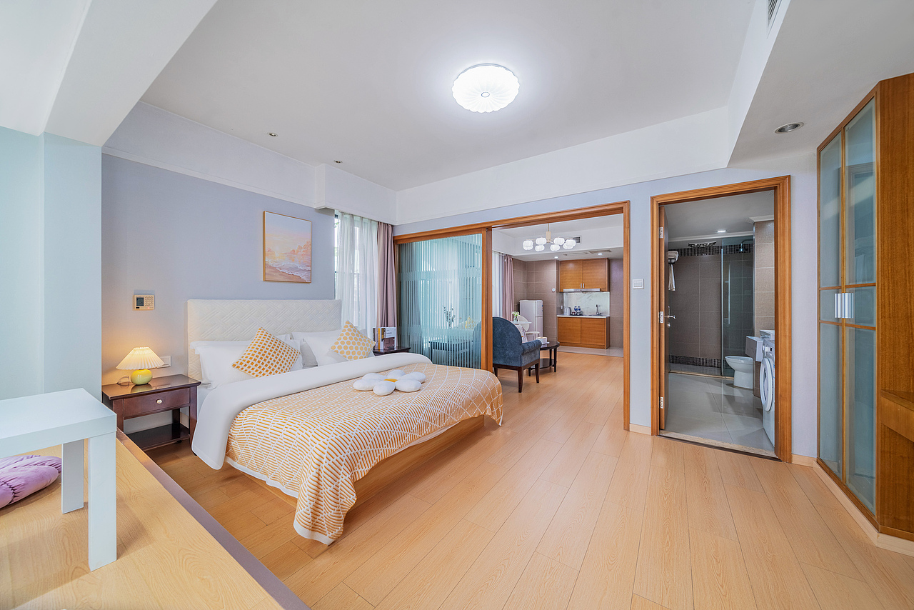 重庆市江北区酒店拍摄|渝派公寓酒店|酒店摄影