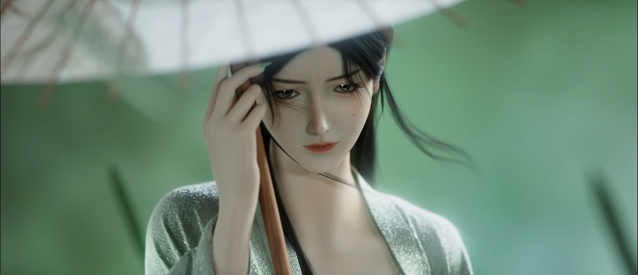 UE5教程丨清风湿润，茶烟轻扬。重温旧梦，故人已去（图ZMzcyMDA5NTM2） - 人物/生物 - 站酷设计师Bysn11原创素材 - 站酷ZCOOL