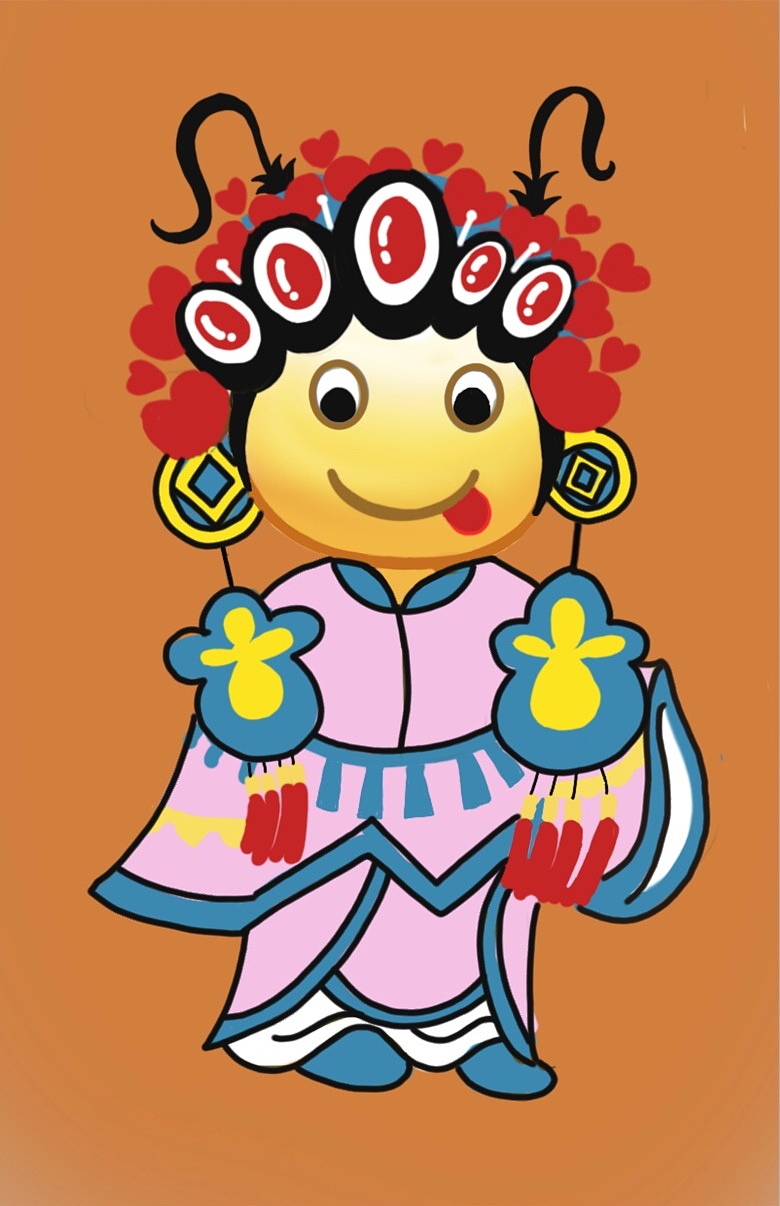 表情包的文化之旅京?。▓DZMzcyMDE1MDU2） - 新銳潮流插畫 - 站酷設(shè)計(jì)師輕雨1原創(chuàng)素材 - 站酷ZCOOL