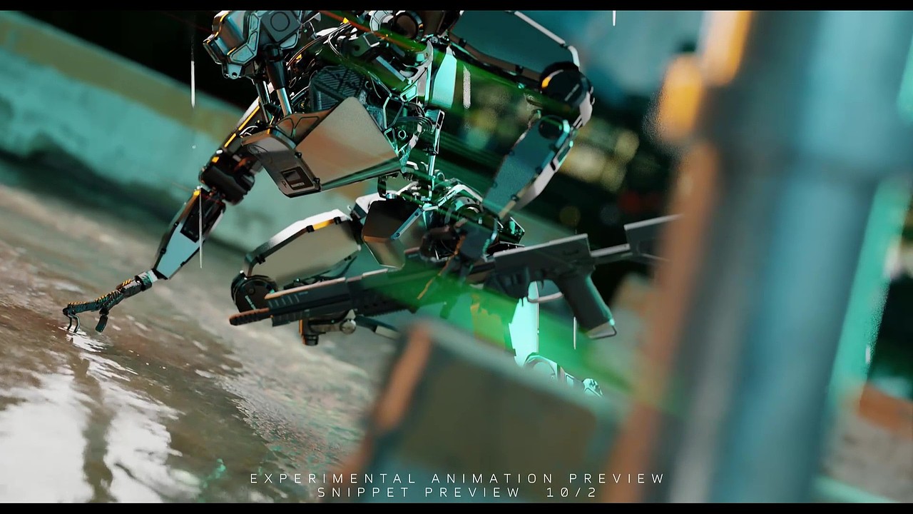 三维动画 | 赛博AI机器人 | 游戏CG动画演绎（图ZMzcyMDIwMzA4） - 动画/影视 - 站酷设计师呱唧哈哈哈原创素材 - 站酷ZCOOL