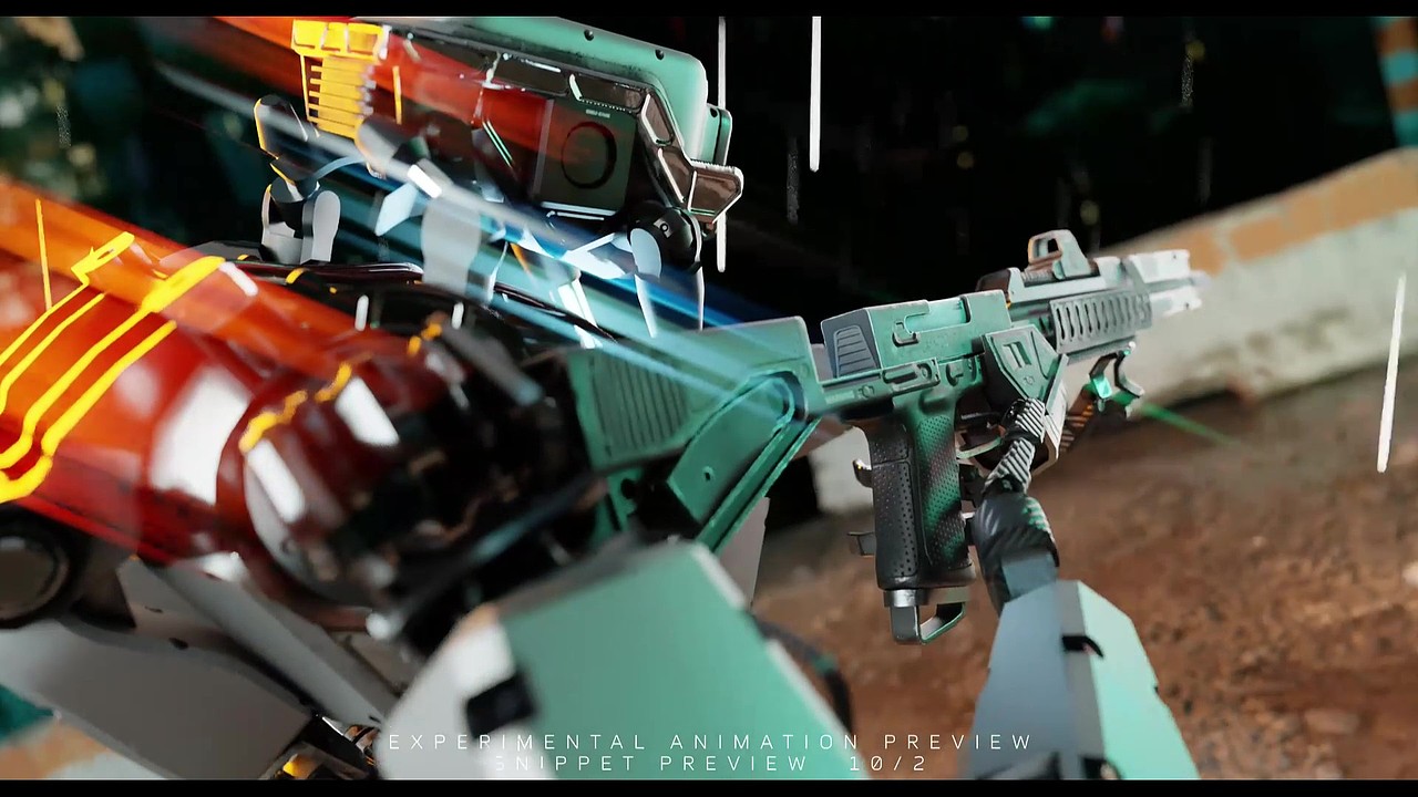 三维动画 | 赛博AI机器人 | 游戏CG动画演绎（图ZMzcyMDIwMzQ0） - 动画/影视 - 站酷设计师呱唧哈哈哈原创素材 - 站酷ZCOOL