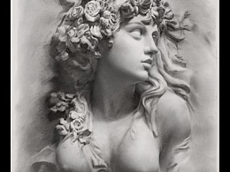 莎士比亚 《哈姆雷特-奥菲莉亚》手绘