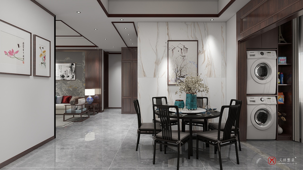 新中式私人別墅（圖ZMzcyMDI5NjY4） - 家裝設(shè)計 - 站酷設(shè)計師陳蔚2023原創(chuàng)素材 - 站酷ZCOOL