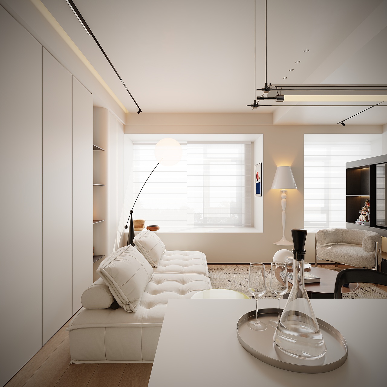近期渲染 现代公寓（图ZMzcyMDQ2ODIw） - 家装设计 - 站酷设计师止果视觉原创素材 - 站酷ZCOOL
