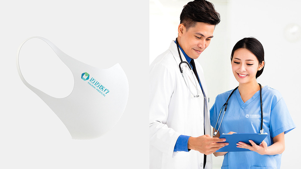 迈迈医疗｜医疗logo 医疗器械logo医药行业logo vi设计