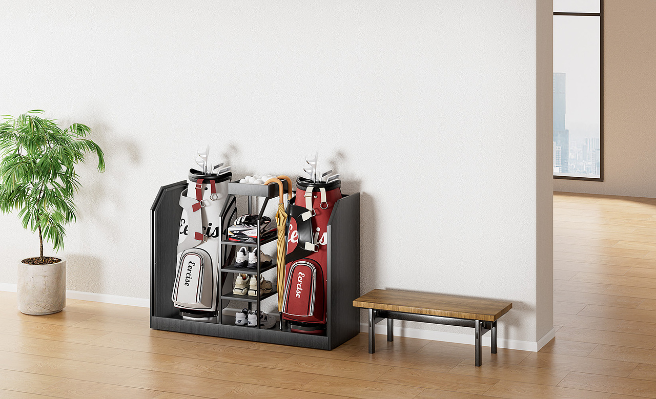 三维产品渲染-高尔夫架（图ZMzcyMDQ5ODMy） - 产品 - 站酷设计师X小小白原创素材 - 站酷ZCOOL