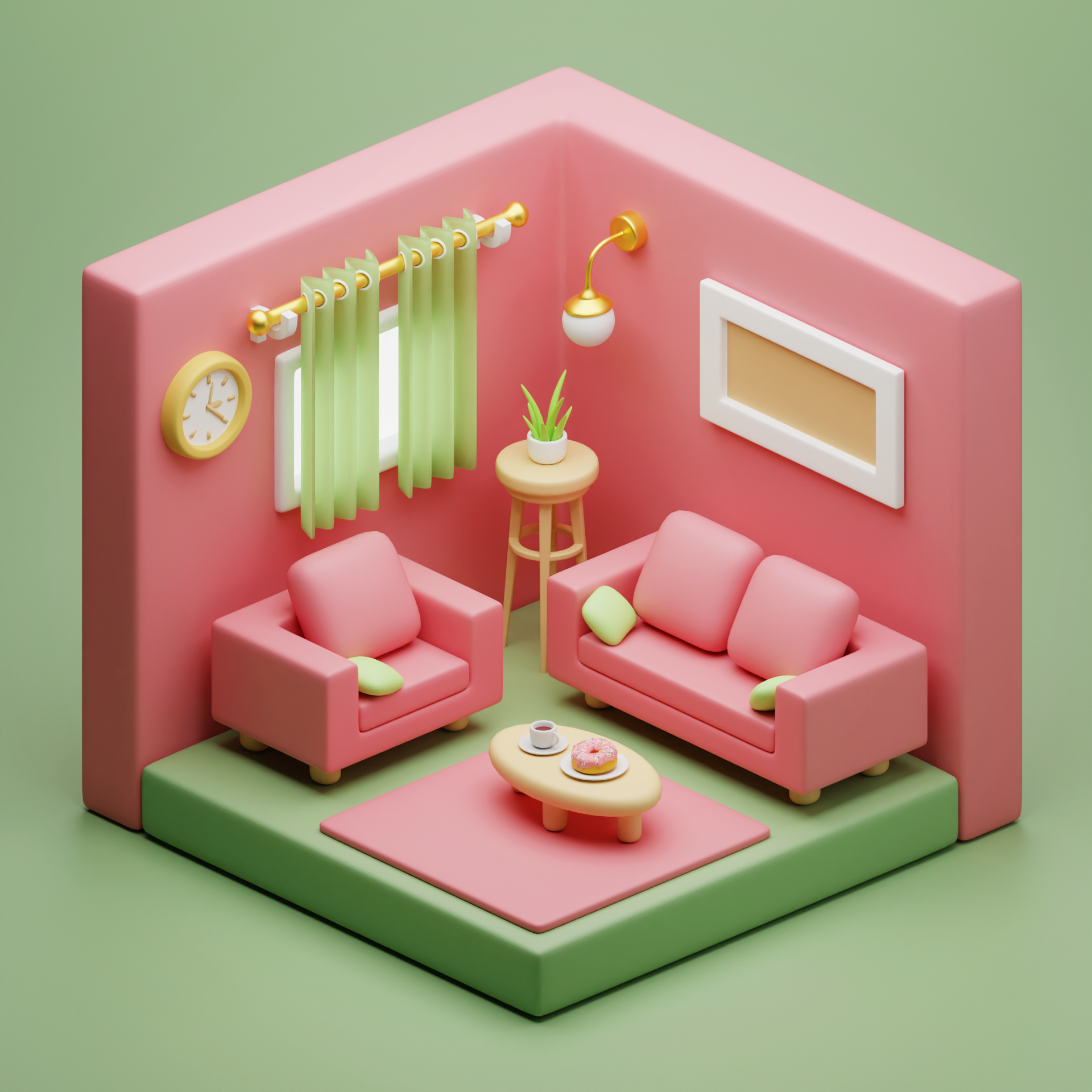 小房间系列（图ZMTQ4MzIzMDQ=） - 教程 - 站酷设计师22Luna原创素材 - 站酷ZCOOL