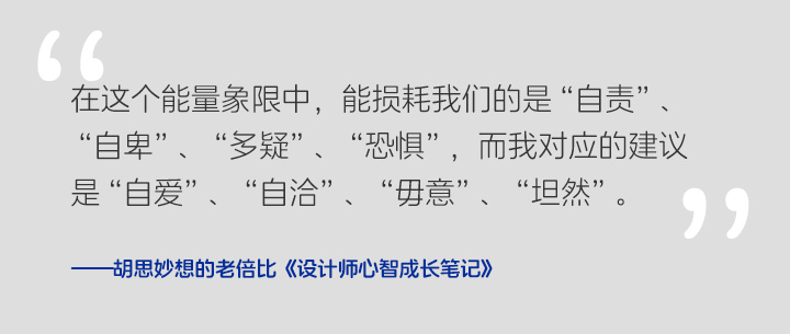 《设计师心智成长笔记》 Vol.007 能量-自我篇