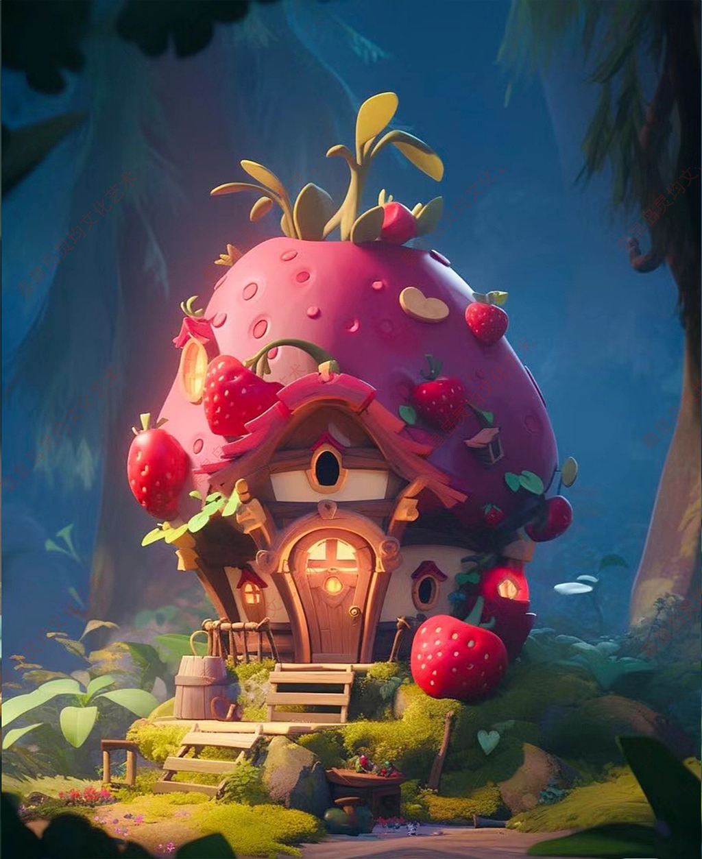 亲子时光,草莓甜蜜——共绘家庭温馨记忆的民宿之旅