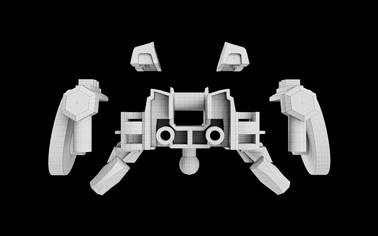 C4D战斗暴龙兽建模练习