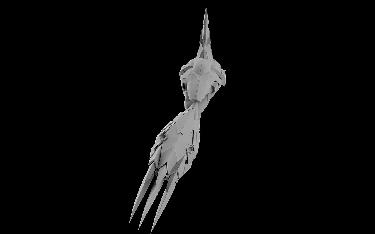 C4D战斗暴龙兽建模练习