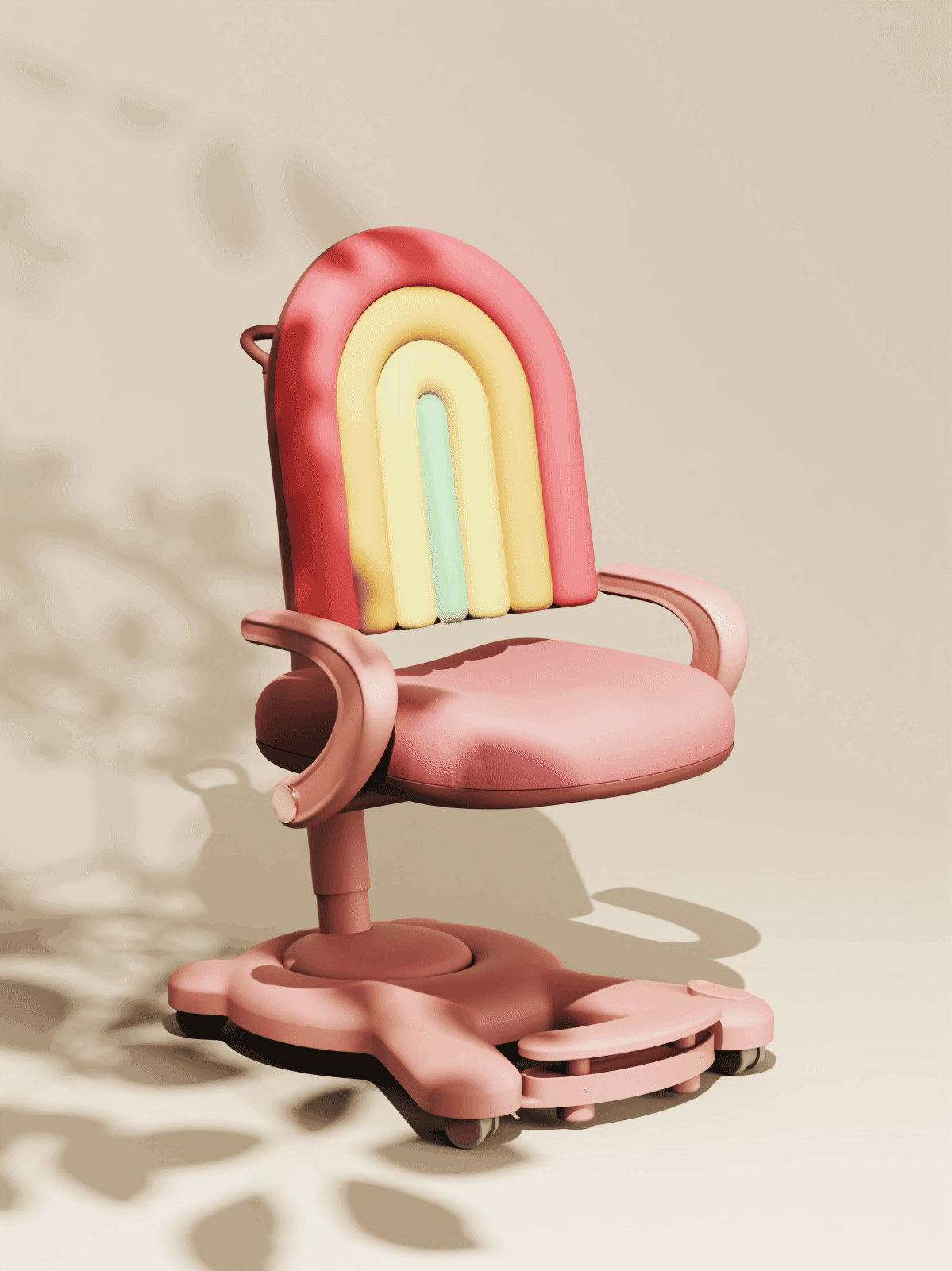 尖叫無限丨彩虹兒童學(xué)習(xí)椅（圖ZMzcyMDU2OTQ0） - 生活用品 - 站酷設(shè)計師尖叫無限設(shè)計原創(chuàng)素材 - 站酷ZCOOL