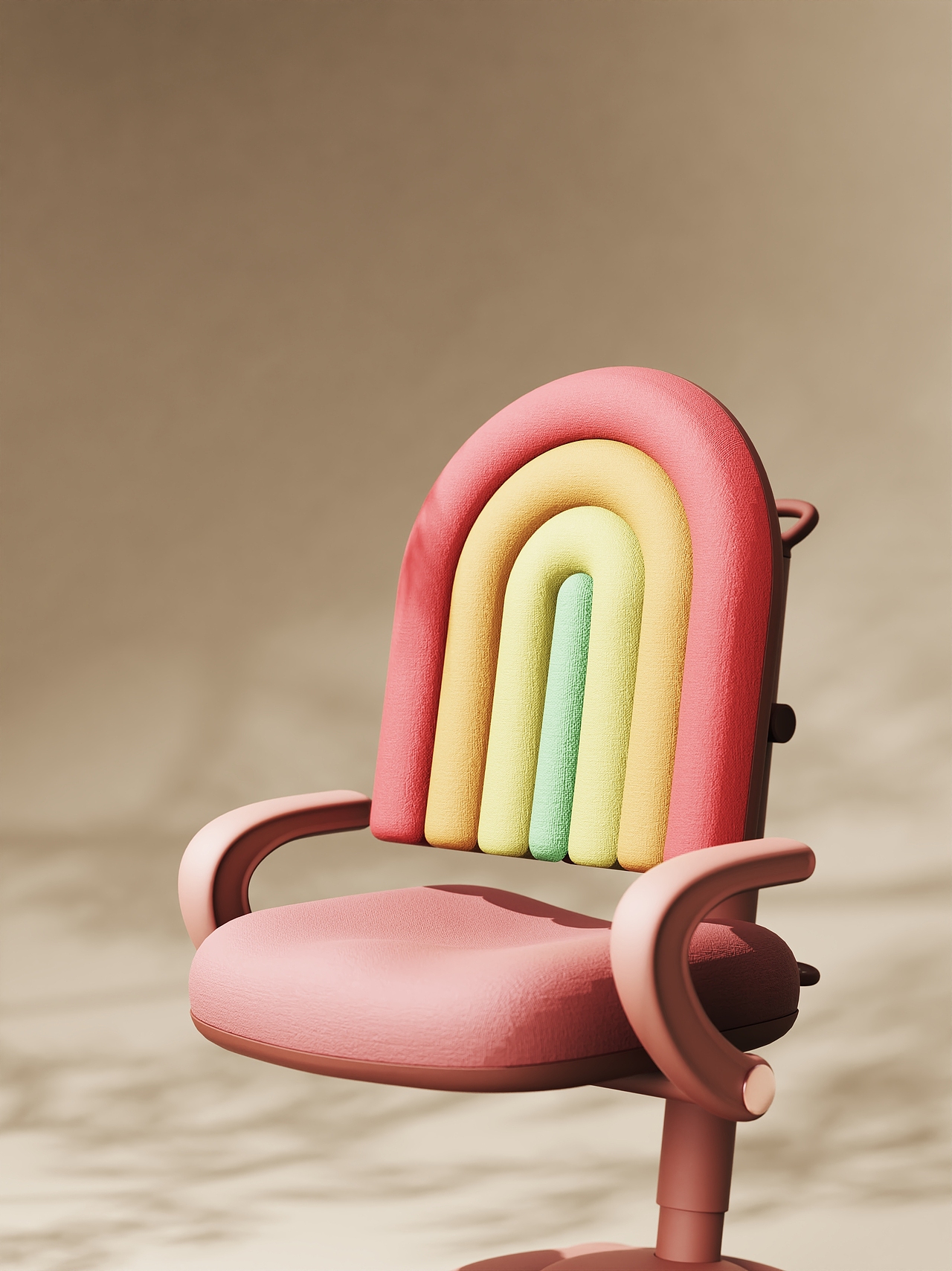 尖叫無限丨彩虹兒童學(xué)習(xí)椅（圖ZMzcyMDU2ODk2） - 生活用品 - 站酷設(shè)計師尖叫無限設(shè)計原創(chuàng)素材 - 站酷ZCOOL