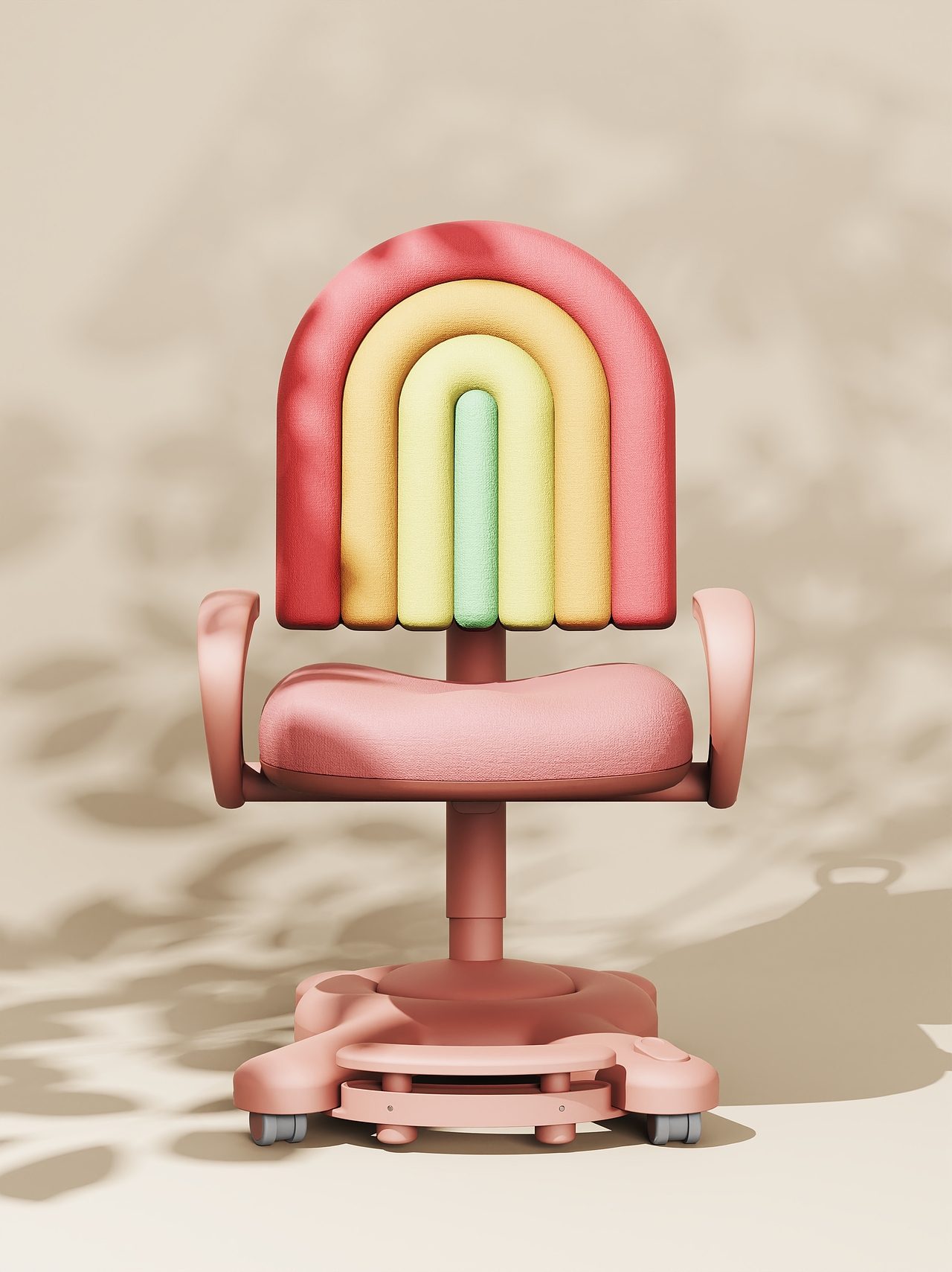 尖叫無限丨彩虹兒童學(xué)習(xí)椅（圖ZMzcyMDU2OTA0） - 生活用品 - 站酷設(shè)計師尖叫無限設(shè)計原創(chuàng)素材 - 站酷ZCOOL
