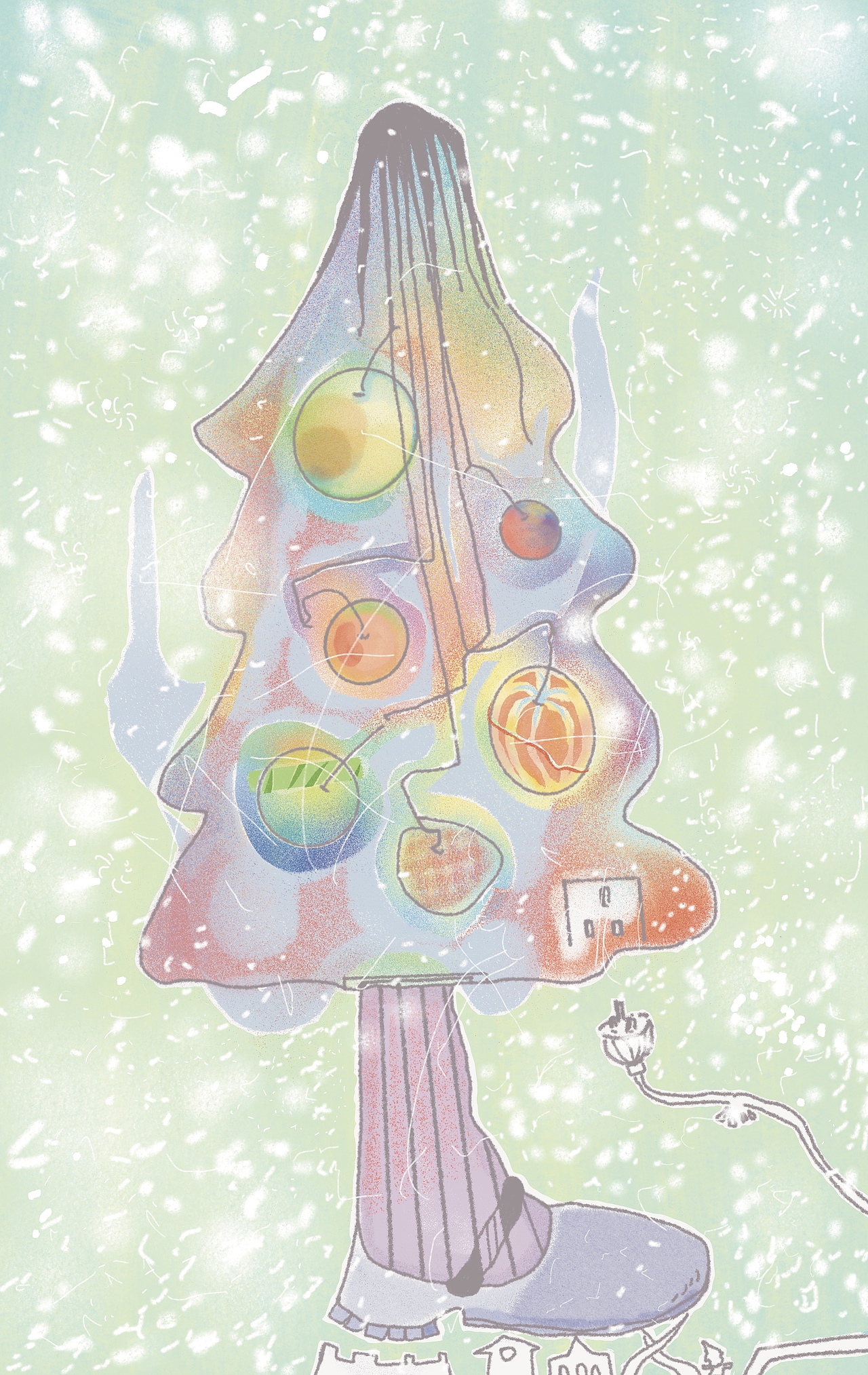 Illustration-假如我是四颗树（图ZMzcyMDY0NjI4） - 艺术插画 - 站酷设计师日落哈气原创素材 - 站酷ZCOOL