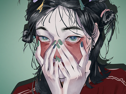 Staring at me.（個(gè)人主頁-ZNjg5NDA5ODg=） - 創(chuàng)作習(xí)作 - 站酷設(shè)計(jì)師Cyclamer原創(chuàng)素材 - 站酷ZCOOL