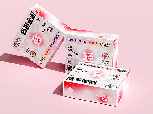 魔芋蛋糕包装设计-BAWAN