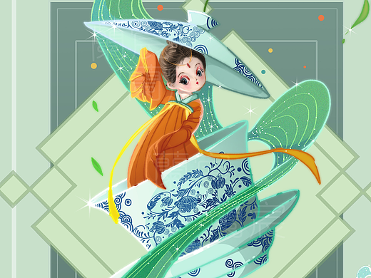 成都盖碗茶妹儿