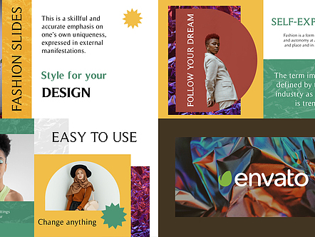 AE模板|抽象时尚创意动画纹理形状组合标题排版产品