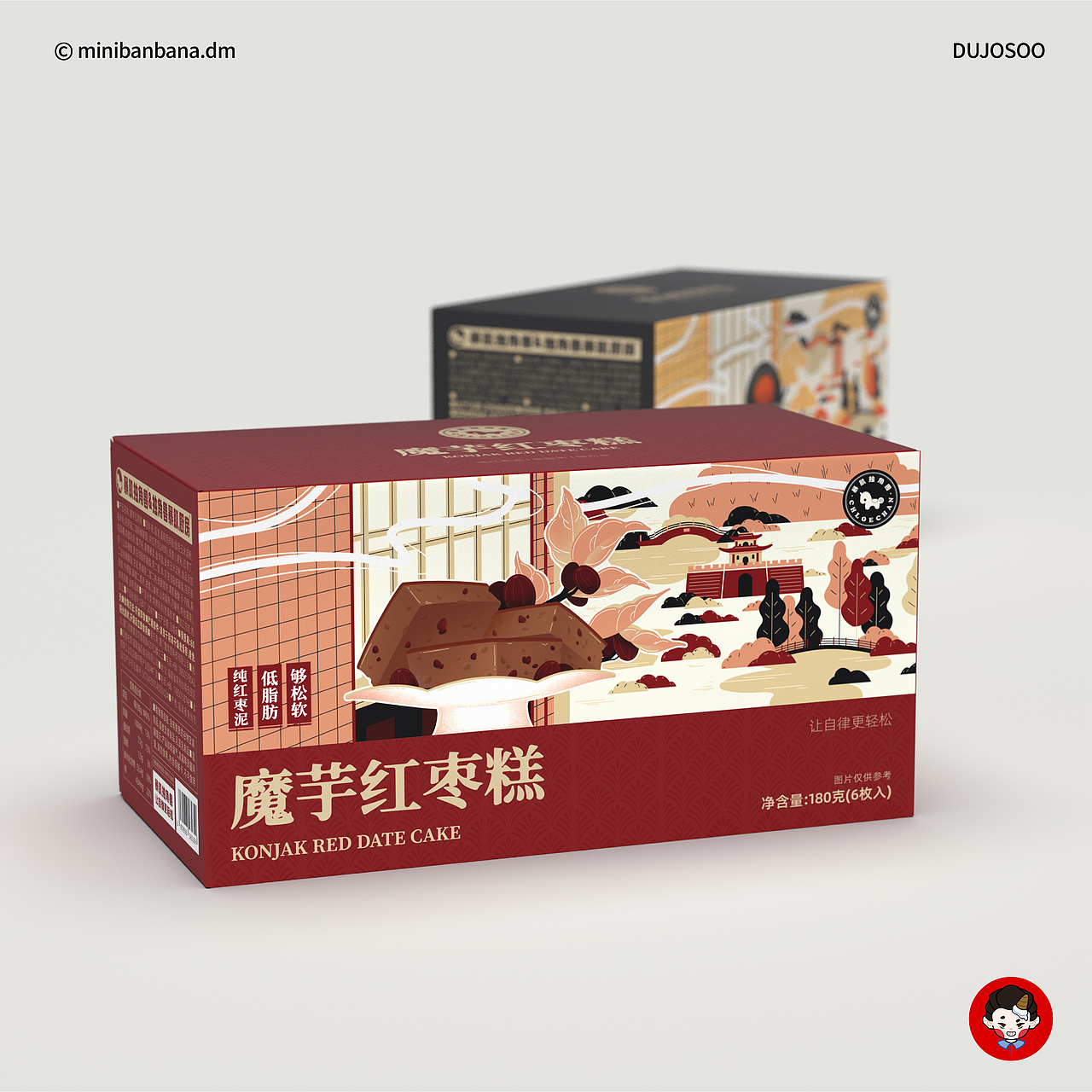 暴肌独角兽 | 魔芋红枣糕·黑金软欧包 | 包装设计（图ZMzcyMDc3Mzg0） - 包装 - 站酷设计师陈梓贤原创素材 - 站酷ZCOOL