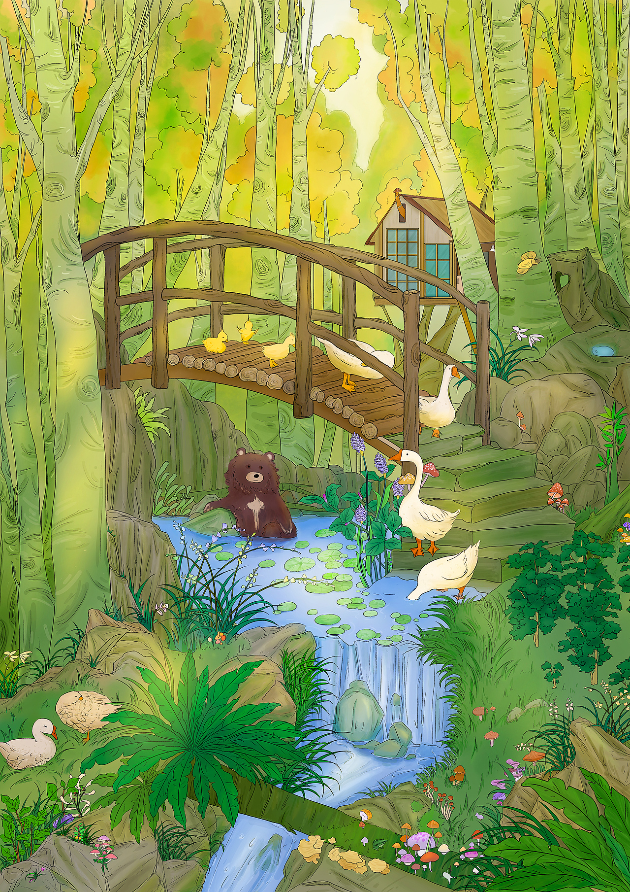 在夏日深处（图ZMzcyMDg3MDM2） - 绘本 - 站酷设计师榭楼原创素材 - 站酷ZCOOL