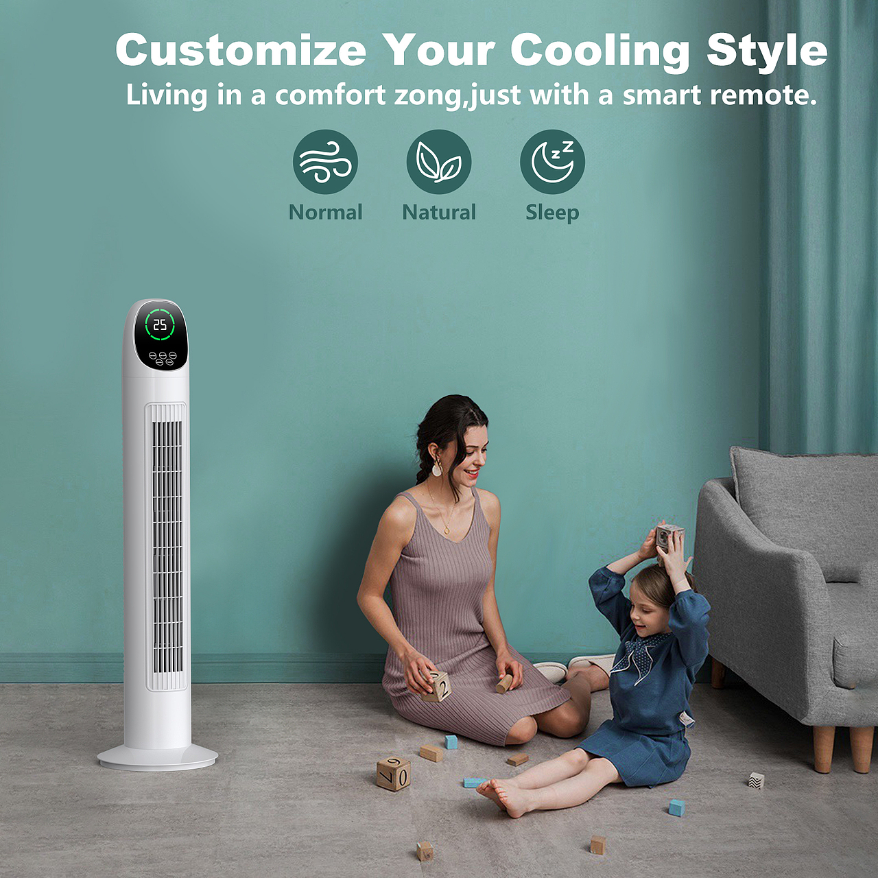 亚马逊小空调的渲染图及排版