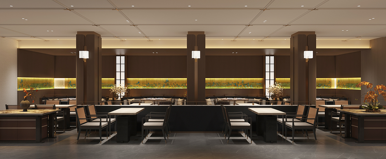 酒店中式古典（图ZMzcyMTAxNDIw） - 酒店餐饮设计 - 站酷设计师9设即是空5原创素材 - 站酷ZCOOL