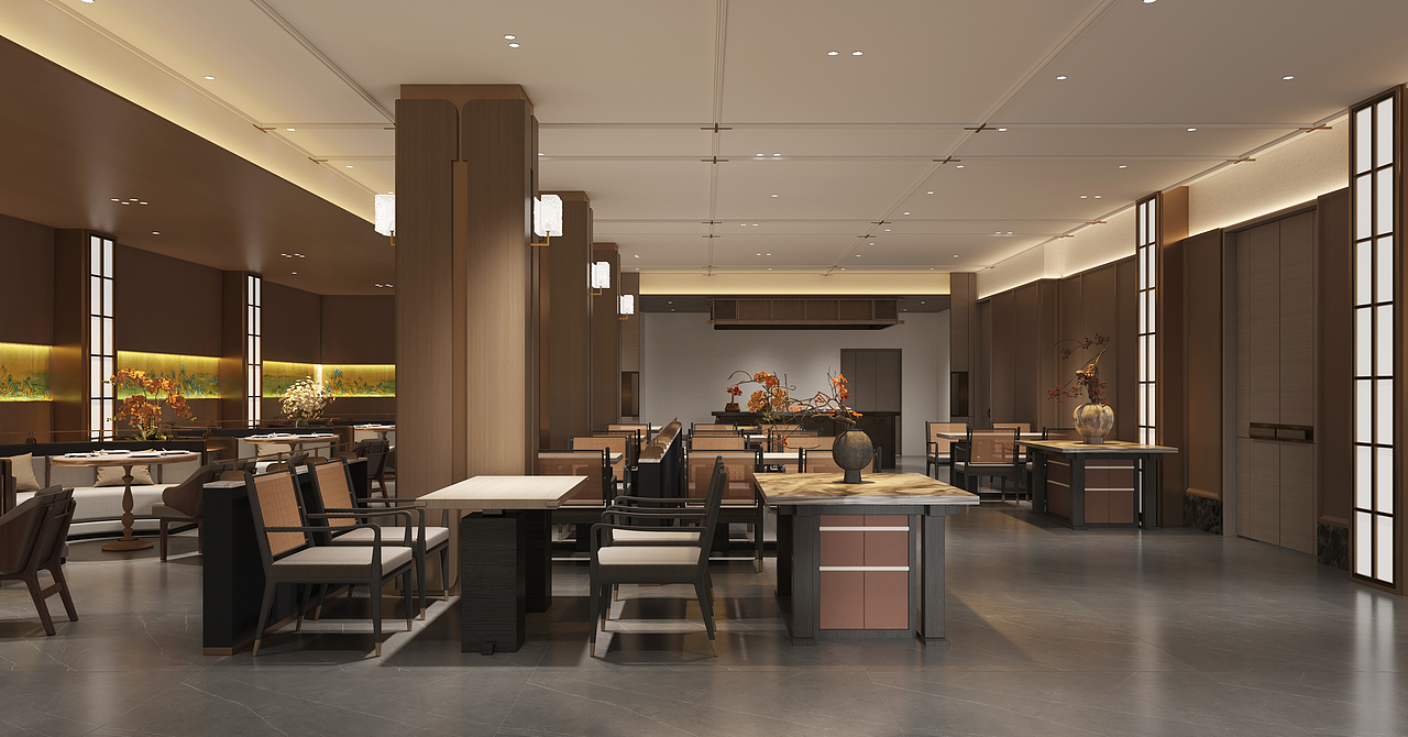 酒店中式古典（图ZMzcyMTAxNDI0） - 酒店餐饮设计 - 站酷设计师9设即是空5原创素材 - 站酷ZCOOL