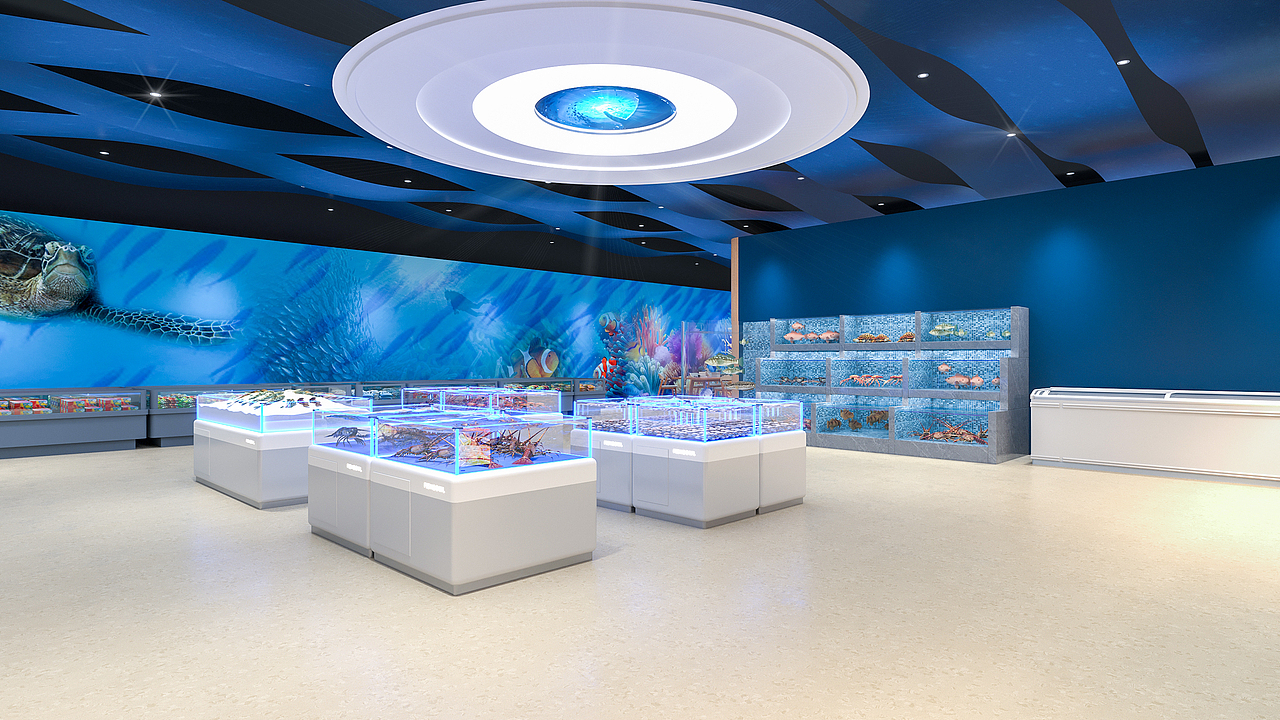 海洋生物科普展馆展厅