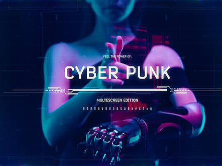 AE模板|时尚故障分屏照片视频动效动画展示开场片头