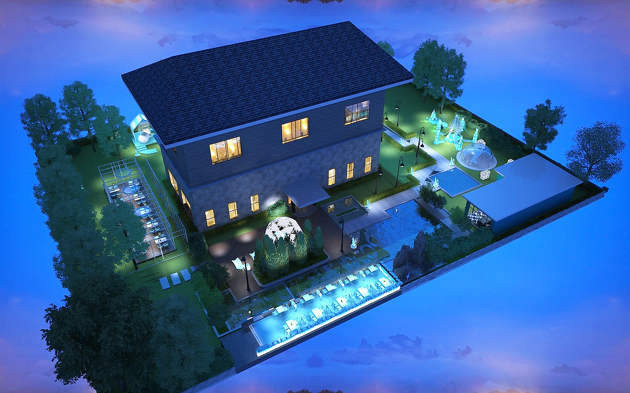 主题餐厅设计（图ZMzcyMTI3NDQ0） - 其他三维 - 站酷设计师pepper1110原创素材 - 站酷ZCOOL