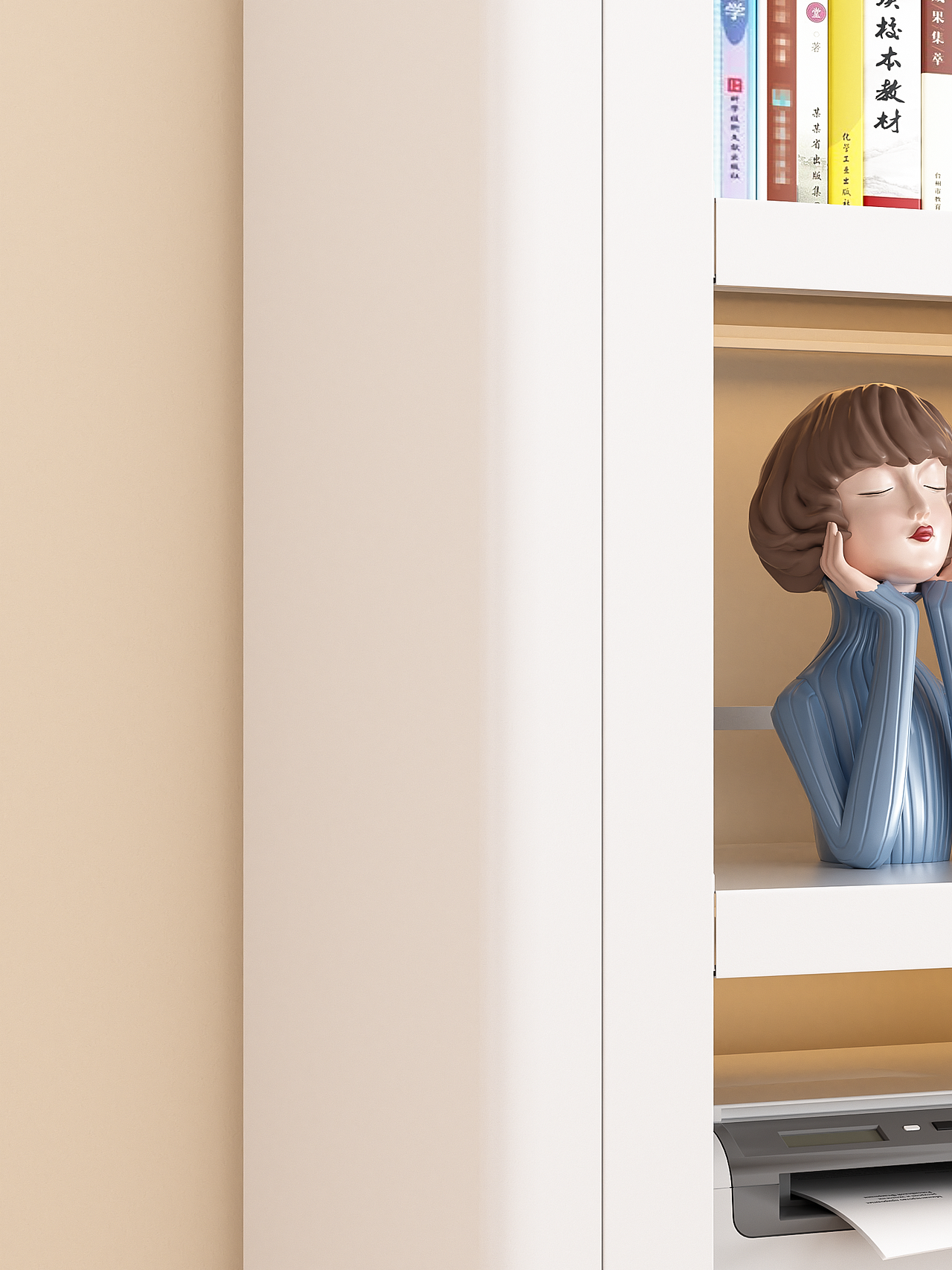 室内家居渲染 | 钢制书架 Part 13