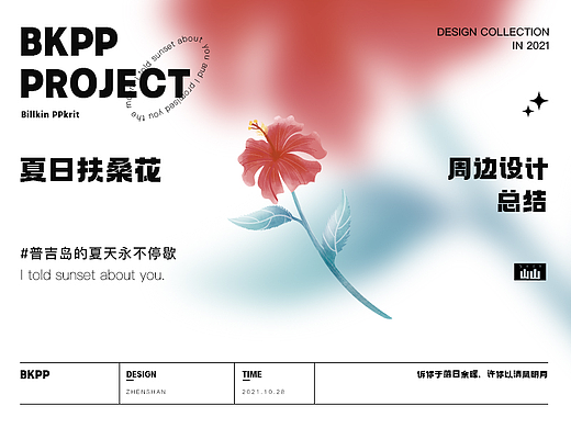 夏日扶桑花 | 2021周边设计总结