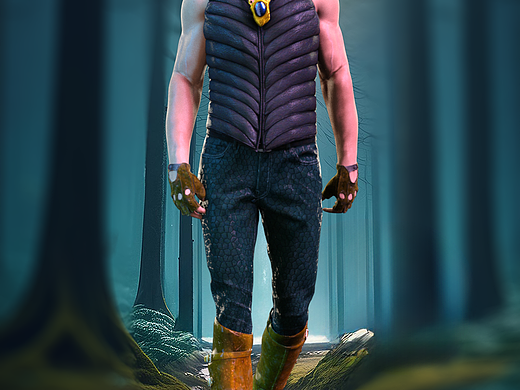 维吉尔G8F模型（个人主页-ZNjg5NTA5MzI=） - 人物/生物 - 站酷设计师小白鸭DAZ原创素材 - 站酷ZCOOL