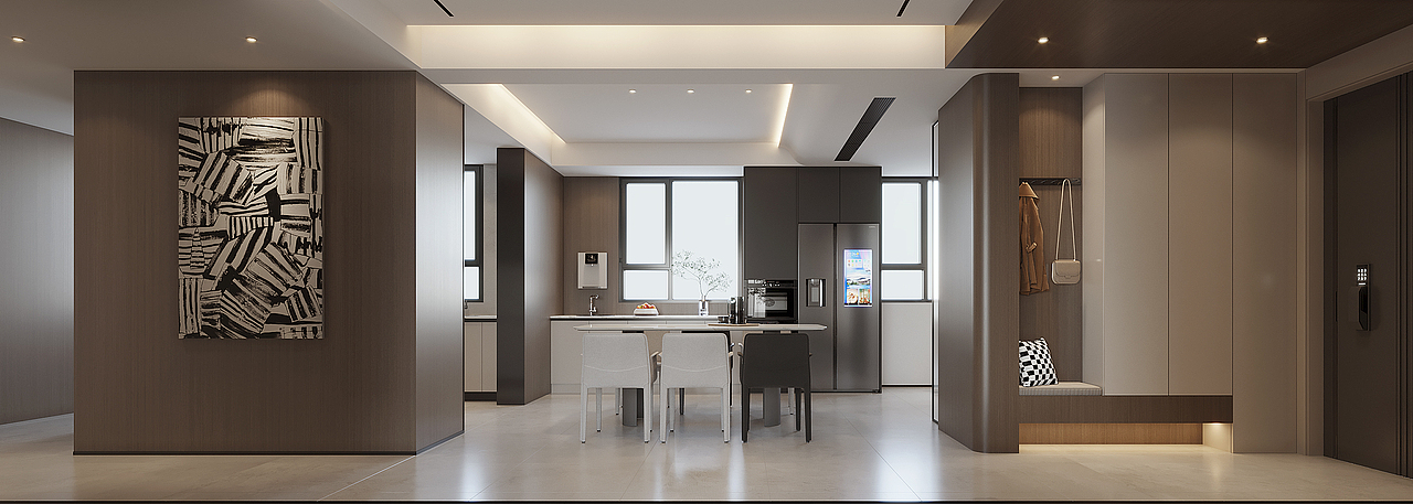 意式 胡桃色（图ZMzcyMTQ1NTg4） - 家装设计 - 站酷设计师画图的傻狗子原创素材 - 站酷ZCOOL