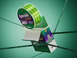 C4D渲染详情-渔具-斑点鱼线