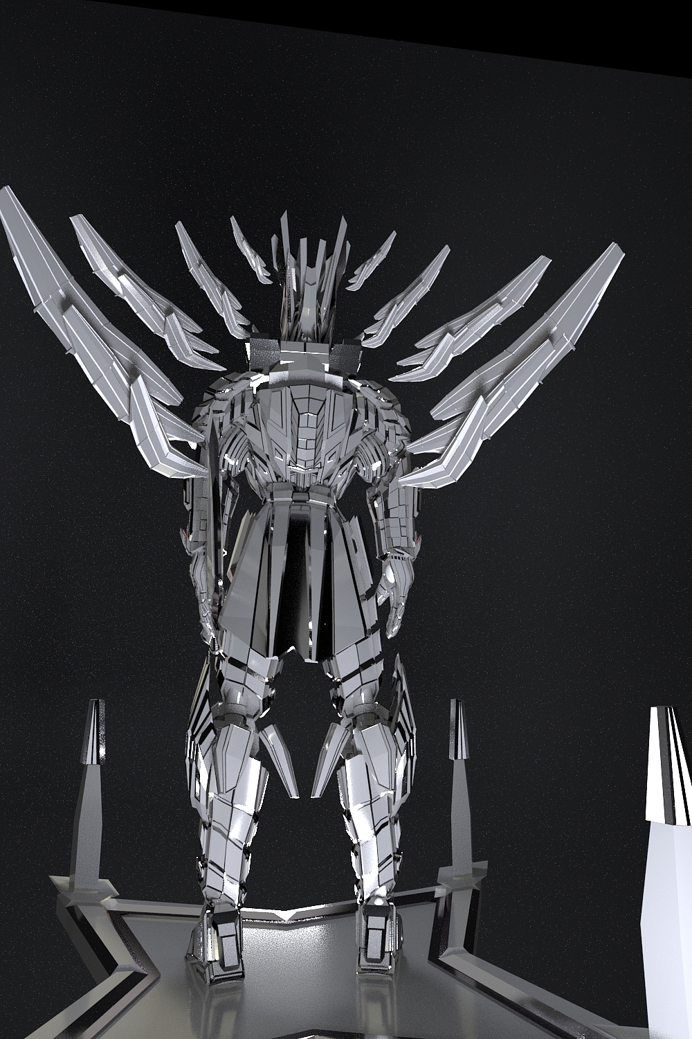 机械武士（三视）（模型）