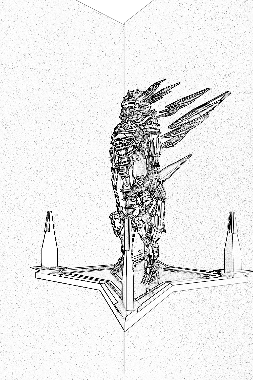 机械武士（三视）（模型）