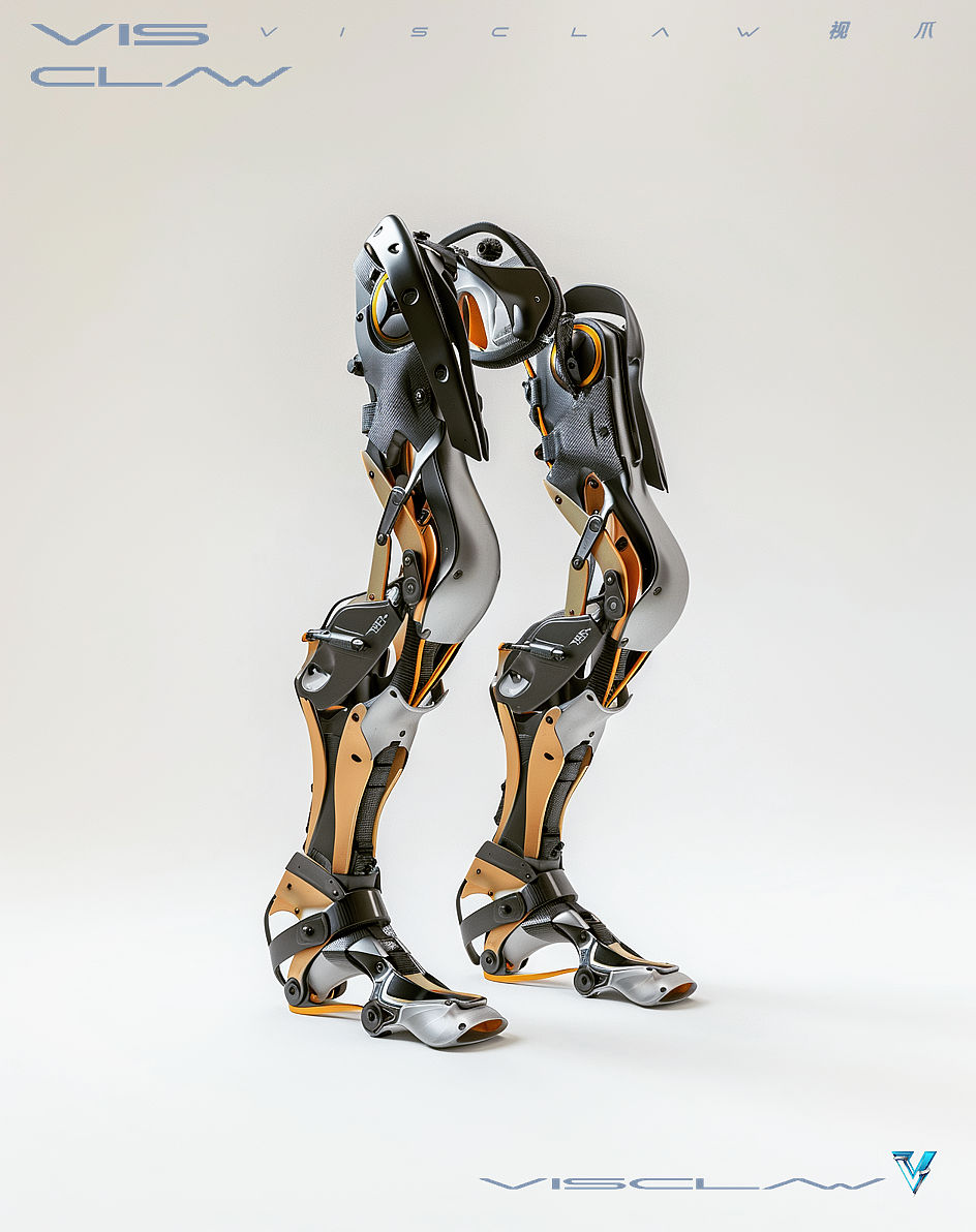 AI 创作_ 外骨骼腿套件 _ 穿戴式风格