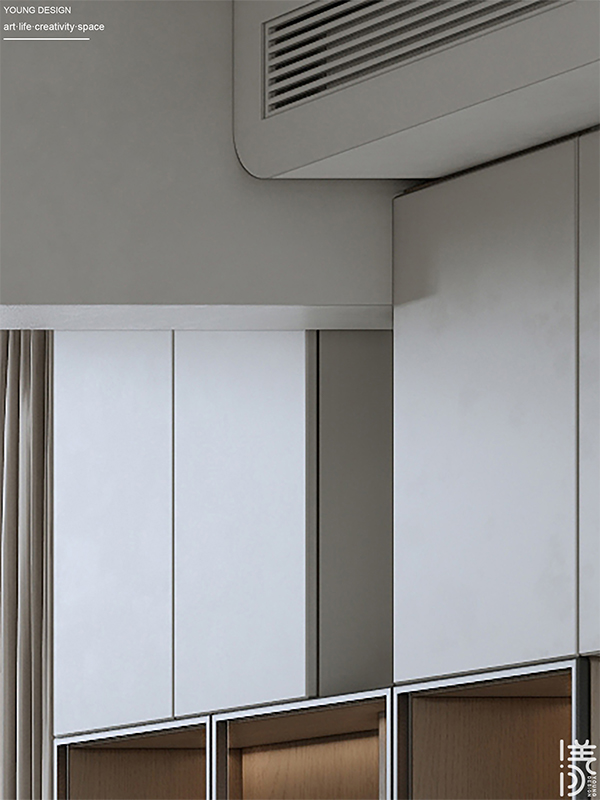 Young设计 | 漫游极简白的纯粹境界，邂逅一抹质感绿的诗意，拥抱现代简约的高级感美宅