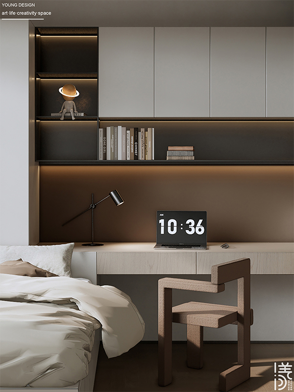 Young设计 | 漫游极简白的纯粹境界，邂逅一抹质感绿的诗意，拥抱现代简约的高级感美宅