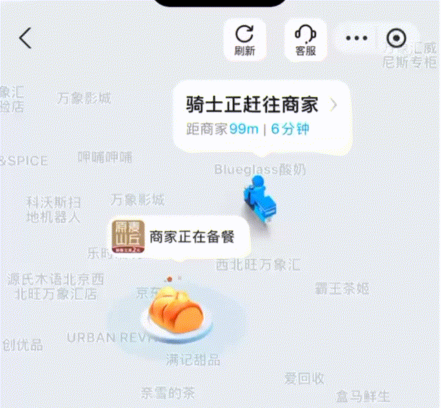 美团外卖-面包类动效