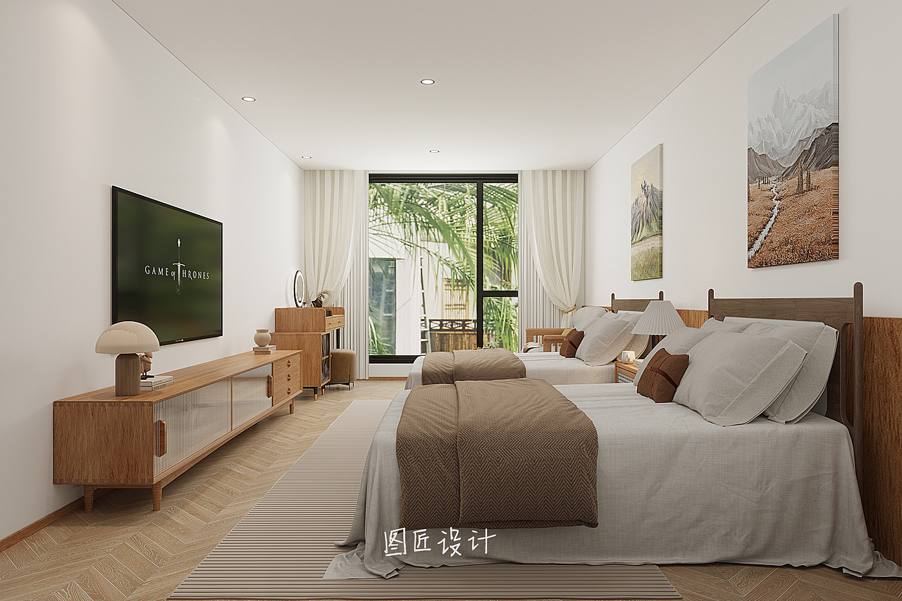 有设计感的民宿设计（图ZMzcyMTU2OTUy） - 酒店餐饮设计 - 站酷设计师晓曦爱效果图原创素材 - 站酷ZCOOL